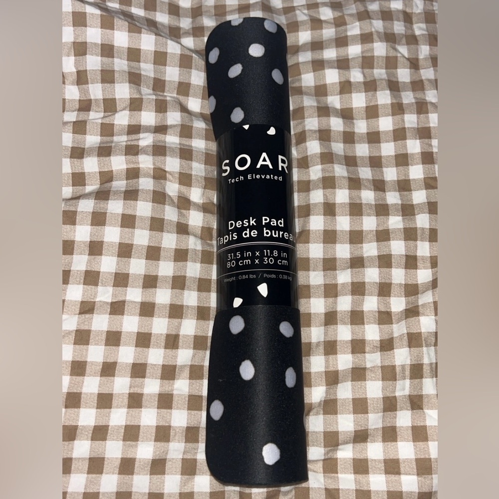 Black and White Desk Pad